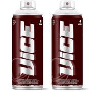 MTN Vice Blanco Líneas, Spray Satinado 400ml (Paquete de 2)