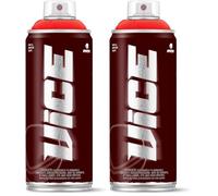 MTN Vice Rojo Madrid, Spray Satinado 400ml (Paquete de 2)