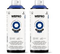 MTN WEPRO Solvent Brillante RAL 5002 Azul Velvet, Spray 400ml (Paquete de 2)