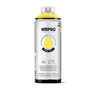 MTN WEPRO Water Based Mate WF-600 Amarillo Flúor, Spray 400ml, El embalaje puede variar