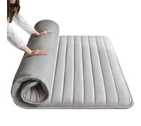 MTNBHH Colchón futón japonés, Plegable y Grueso, portátil, for sofá Cama, Dormitorio de Invitados, tamaño Individual, matrimonial, Queen y King.(Gray,150x200cm)
