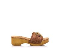 MTNG 50545, Sandalia Mujer, Marrón, 38 EU