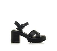MTNG Sandalias de tacón Mujer Sandalias de tacón Emeline 53335 Mujer | Sandalias de tacón Casual | Cierre con Hebilla | 56937 | GUANSHUN Negro