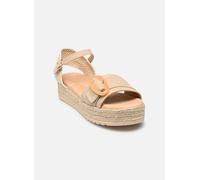 MTNG Sandalias de cuña Mujer Sandalias de cuña Amelie 59606 Mujer | Sandalias de cuña Casual | Cierre con Hebilla | 57493 | Beige