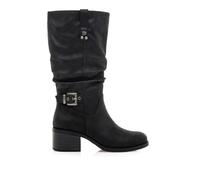 MTNG Botas Planas Mujer Botas Planas PERSEA H 59352 Mujer | Botas Planas Casual | Cierre con Cremallera | 58352 | Negro