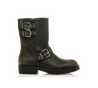 MTNG Botines Planos Mujer Botines Planos Bruna 59832 Mujer | Botines Planos Casual | Cierre con Cremallera | 58222 | Marron