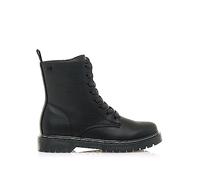 MTNG Botines planos Mujer Botines planos CALM 50192 Mujer | Botines planos casual | Cierre con cremallera | 55337 | VANILLA NEGRO2, 36 EU