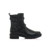 MTNG Botines Planos Mujer Botines Planos Campa 53218 Mujer | Botines Planos Casual | Cierre con Cremallera | 55283 | Dolce Negro