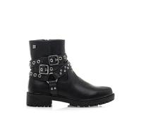 MTNG Botines Planos Mujer Botines Planos Campa 59452 Mujer | Botines Planos Casual | Cierre con Cremallera | 58238 | Negro