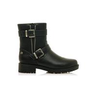 MTNG Botines Planos Mujer Botines Planos Campa 59518 Mujer | Botines Planos Casual | Cierre con Cremallera | 58240 | Negro