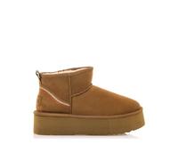 MTNG Botines Planos Mujer Botines Planos NIVIA 59733 Mujer | Botines Planos Casual | sin Cierre-Abiertos | 58331 | Cuero