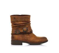 MTNG Botines Planos Mujer Botines Planos PERSEA 50491 Mujer | Botines Planos Casual | Cierre con Cremallera | 52917 | Marron