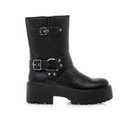 MTNG Botines Planos Mujer Botines Planos Rain 59354 Mujer | Botines Planos Casual | Cierre con Cremallera | 58358 | Negro