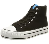 MTNG Deportivas Mujer Deportivas Bigger-X 60172 Mujer | Deportivas Casual | Cierre con Cordones | 51430 | Canvas Negro