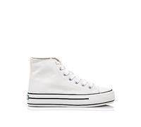 MTNG Deportivas Mujer Deportivas Bigger-X 60172 Mujer | Deportivas Casual | Cierre con Cordones | 53807 | Canvas3 Blanco