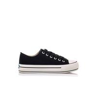 MTNG Deportivas Mujer Bigger-X 60173 – Casual, cierre con cordones – Negro Canva