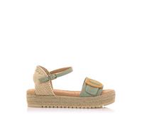 MTNG Sandalias de cuña Mujer Sandalias de cuña Amelie 59606 Mujer | Sandalias de cuña Casual | Cierre con Hebilla | 57495 | Verde