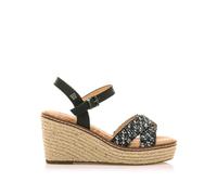 MTNG Sandalias de cuña Mujer Sandalias de cuña Claire 51046 Mujer | Sandalias de cuña Casual | Cierre con Hebilla | 56904 | Negro