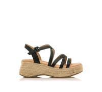 MTNG Sandalias de cuña Mujer Sandalias de cuña Giorgia 51654 Mujer | Sandalias de cuña Casual | Cierre con Hebilla | 56954 | Negro
