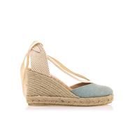 MTNG Sandalias de cuña Mujer Sandalias de cuña Louisa 51995 Mujer | Sandalias de cuña Casual | Cierre con Lazo | 57018 | Azul