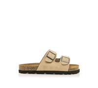 MTNG Sandalias Hombre Sandalias Adam 84716 Hombre | De Piel, con Interior Piel y Punta Redonda | Sandalias Casual | sin Cierre-Abiertos | 56595 | Sue Beige