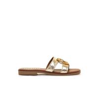 MTNG Sandalias Planas Mujer Alysa 55635 | 62673 | Sele Champagne