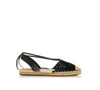 MTNG Sandalias Planas Mujer Sandalias Planas ARENAL 51841 Mujer | Sandalias Planas Casual | Cierre con Cordones | 59611 | Negro