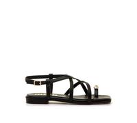 MTNG Sandalias Planas Mujer NECANE 55681 | 62679 | Negro