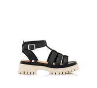 MTNG Sandalias Planas Mujer Sandalias Planas Lenox 53302 Mujer | Sandalias Planas Casual | Cierre con Hebilla | 54538 | GUANSHUN Negro