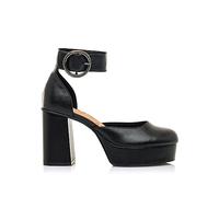 MTNG 53127, Mocasín Mujer, Negro, 37 EU