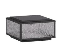 MTNROO Farolas Solares Alto Brillo Tapas Impermeables Para Postes Exteriores Lámpara Columna Vintage Para Montaje En Pilar Farol Clásico Jardín, Lámpara De Pie, Faro Para Carretera, Valla,