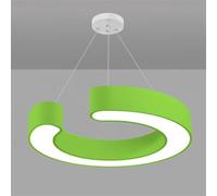 MTNROO Lámpara Colgante Minimalista Color Macarrón Originalidad Lámpara Araña Colgante No Regulable 6000 K Iluminación Espacio Trabajo Diseño Industrial Lámpara Iluminación Suspendida En Anillo