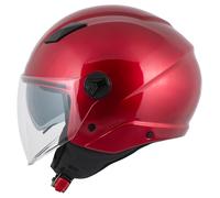 MTR Demi-Jet 8 Casco Jet Borgoña 2XL unisex rojo