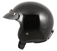 MTR Jet Fiber II Casco Jet Negro M unisex