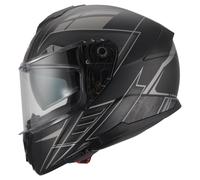 MTR S-1 Fiber Casco Integral Mate/Negro/Gris S unisex