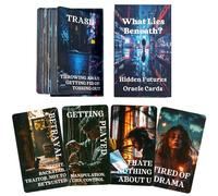 MTRoyaldia Spill The Beans Oracle Cards, Relationships Oracle Cards, Life Oracle Deck, Oracle Cards Deck para principiantes, revelando secretos, como hacer trampa, traición, enemigos