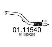 MTS 01.11540 Tubo de escape adecuado para MERCEDES-BENZ Sprinter 3-T Bus (W903)