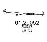 MTS 01.20052 Tubo de escape para OPEL Vectra C Caravan (Z02) Vectra C GTS (Z02)