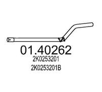 MTS 01.40262 Tubo de escape para VW Caddy III Furgoneta (2KA, 2KH, 2CA, 2CH)