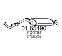 MTS 01.65490 Silenciador trasero