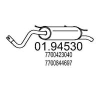 MTS 01.94530 Silenciador trasero para RENAULT Scénic I Monovolumen (JA0/1, FA0)