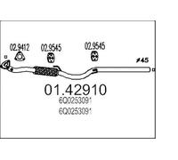 MTS 01.42910 Tubo de escape