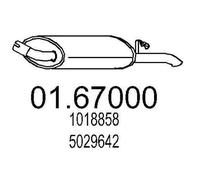 MTS Company 01.67000 Silenciador posterior