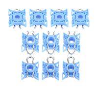 Mtsooning Reguladores de ventana de pivote deslizante, 10 piezas de regulador de ventana de mandíbula deslizante con clip de repuesto para BMW E32 E34 E36 Volvo Xc60 S60 S40 S80 Xc90