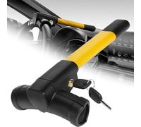 MTUBFT Antirrobo Volante Coche Alta Seguridad para Mercedes Classe A 180 W177, T-Bar Bloqueo del Volante Auto, Dispositivo Antirrobo Muy Visible para Automóvil con 2 Llaves