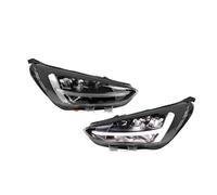 Mtuqvma Faro Delantero Coche Para Ford Para Focus MK4 IV ST-Line Titanium Trend 2019-2021 Faros LED Señal Giro Secuencial Par Conjunto Lámparas Delanteras Conjunto Faros Aelanteros
