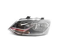 Mtuqvma Faro Delantero Coche Para Polo Para Gti 2014-2017 Faros Circulación Diurna Coche Luz Intermitente Señal Giro Conjunto Conducción Conjunto Faros Aelanteros(Only Left)