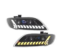 Mtuqvma Faro Delantero Coche Para Q7 2006-2015 Faros LED DRL Señal De Giro Luz De Carretera Lente De Proyector Ojo De Ángel Conjunto Faros Aelanteros(2006-2009 2pc)