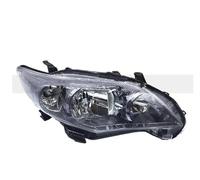 Mtuqvma Faro Delantero Coche Para Toyota Para Corolla EX X E140 E150 2010-2013 Faro Delantero Conjunto De Lámpara Conjunto Faros Aelanteros(Black Right)