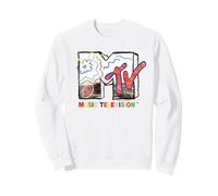 MTV 90s Color Art Retro Music Televisión Logo Sudadera